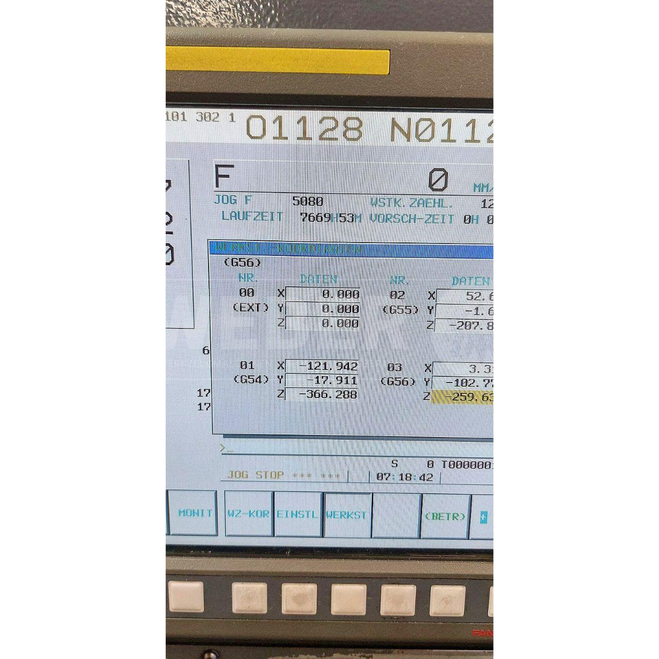 MAG FADAL VMC 2216FX Vertikal-Bearbeitungszentrum