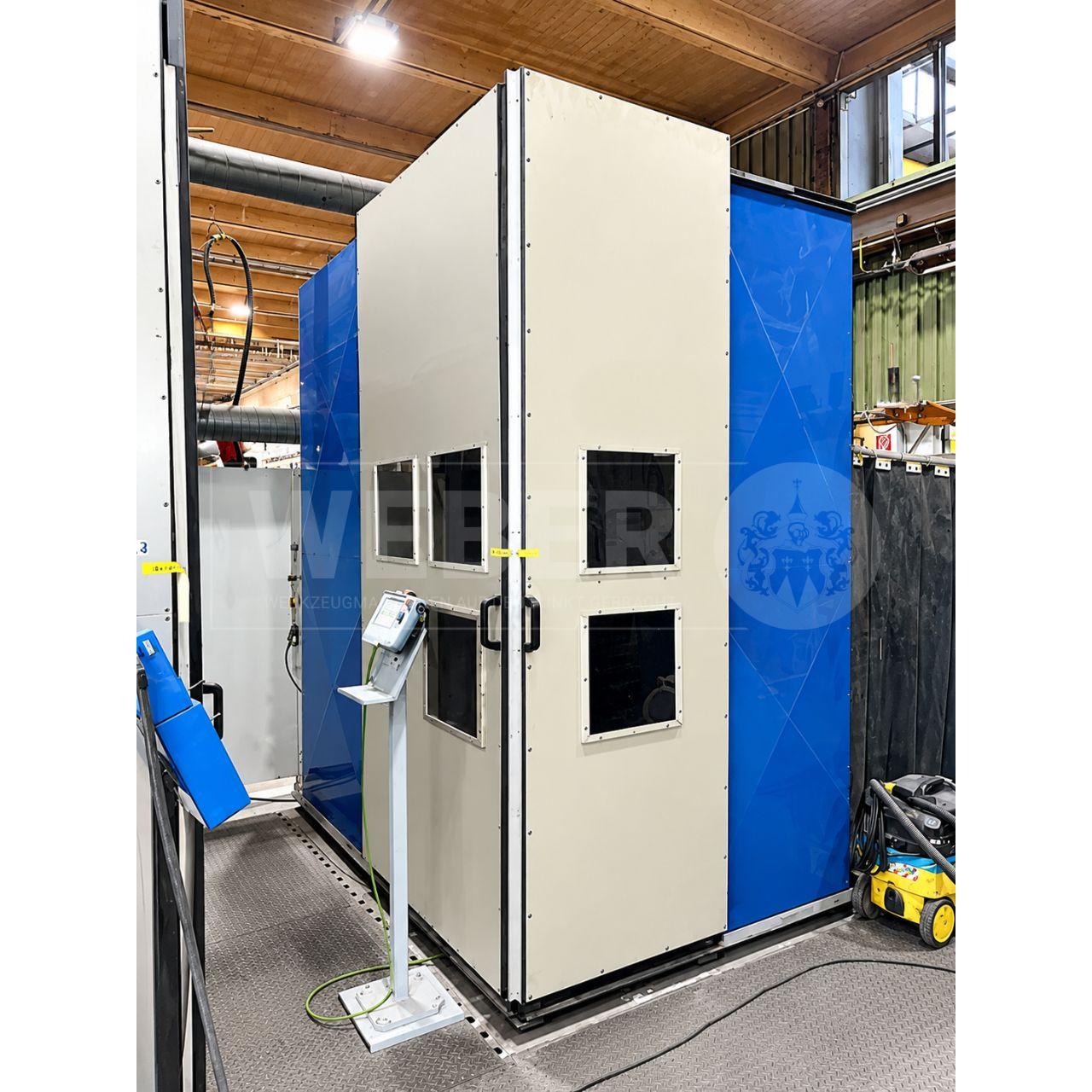 Reis Schweißroboteranlage RVL30-16 und zwei Robia RS-LS Kombivorrichtungen