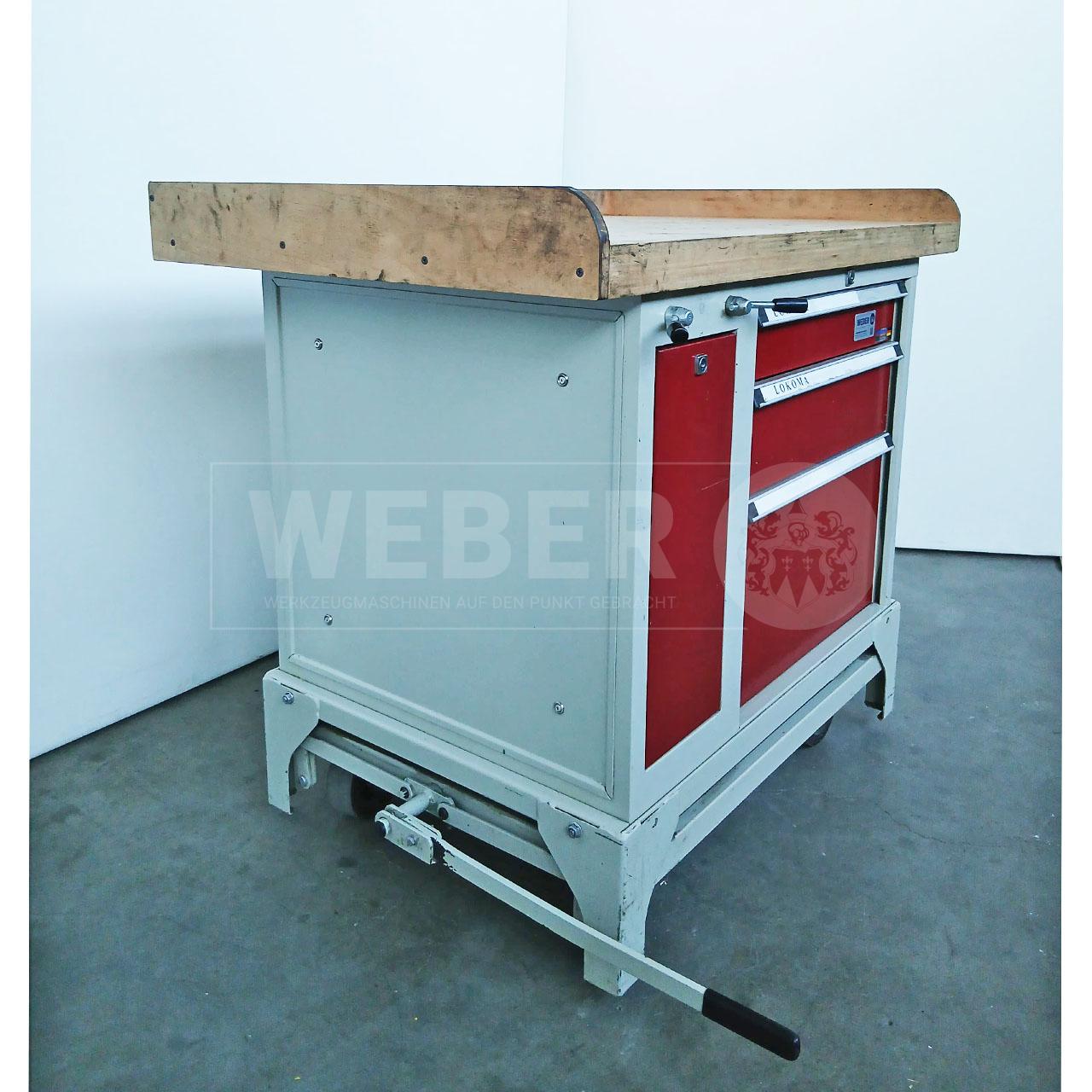 Lokoma Werkbank mit Schraubstock