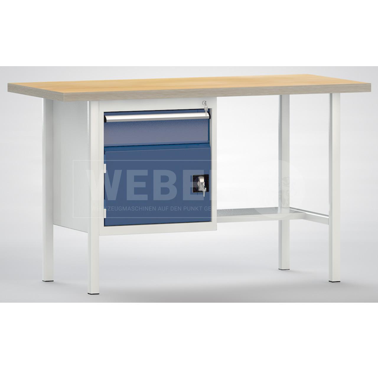 Werkbank mit Schrank