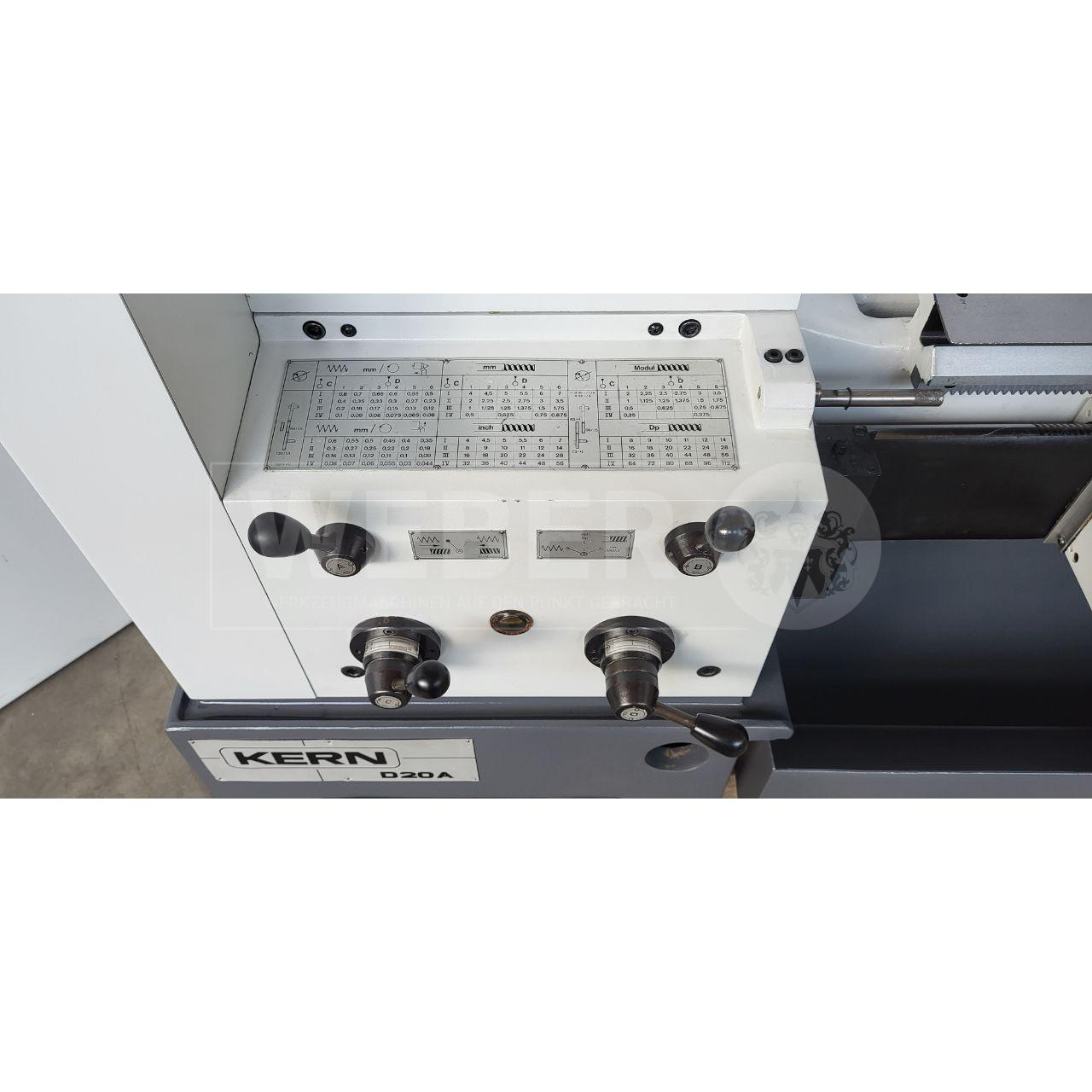 Leit- und Zugspindeldrehmaschine Kern D 20 A 