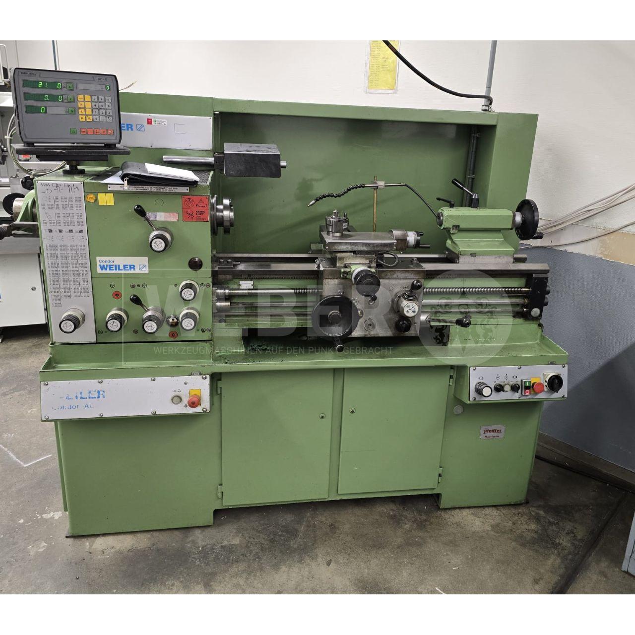 Weiler Condor AC Leit- und Zugspindeldrehmaschine