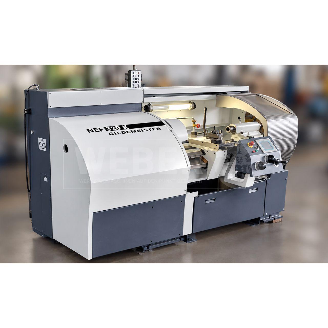 Gildemeister DMG NEF 320K Drehmaschine, 2026 geometrisch überholt