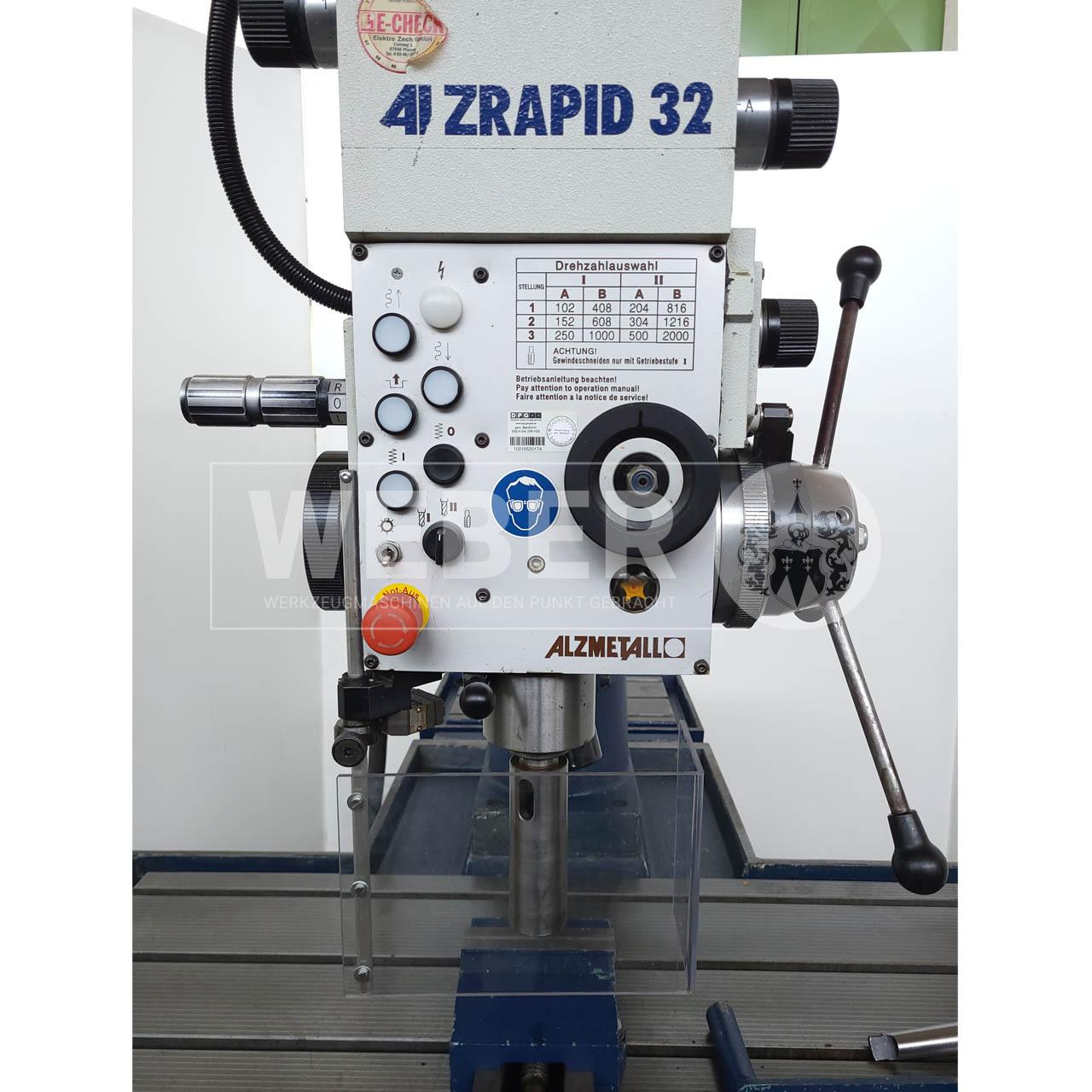 Alzmetall Alzrapid 32 Schnellradial-Getriebebohrmaschine