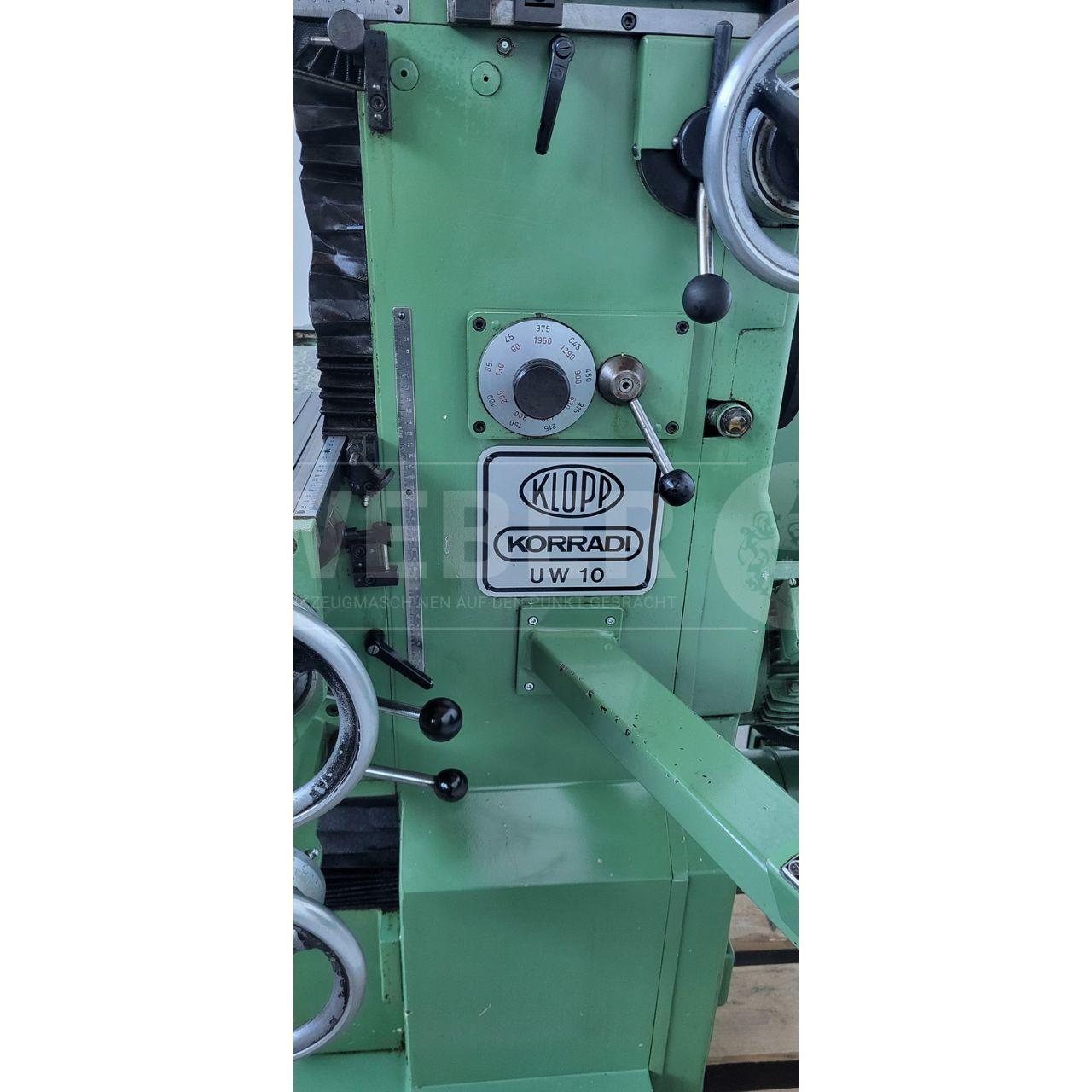 Korradi UW 10 Fräsmaschine