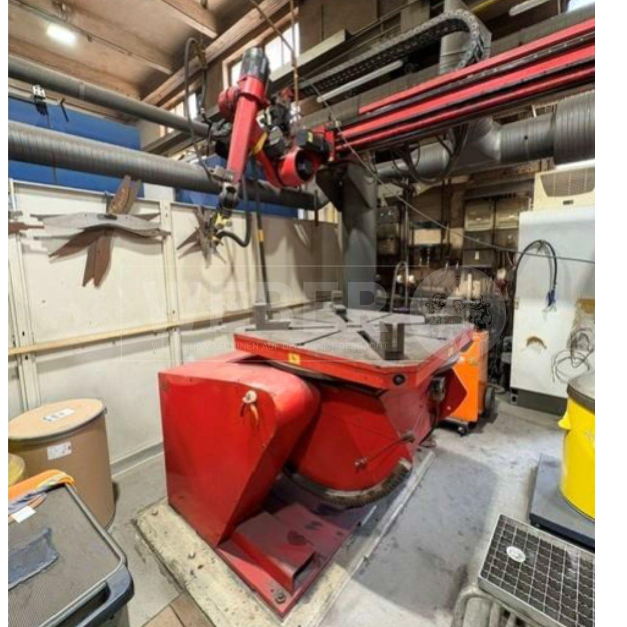 Reis Schweißroboteranlage RVL30-16 und zwei Robia RS-LS Kombivorrichtungen